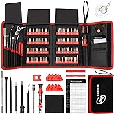STREBITO Screwdriver Sets 142-Piece Electronics Precision Screwdriver | 120 Bits Magnetic Repair Tool Kit for iPhone, MacBook, Coumputer, Laptop, Tablet, PS4, Xbox, Nintendo, Eyeglasses, Jewelers