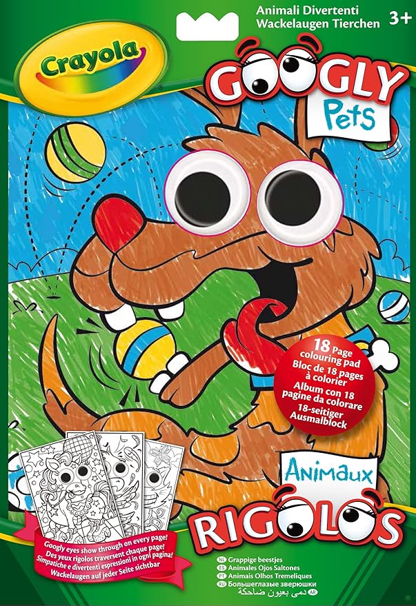 Crayola Books and Paper Googly Eyes Colouring Book Amazon.co.uk Toys