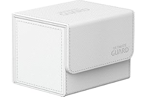 Ultimate Guard Sidewinder 100+, Deck Box for 100 Double-Sleeved TCG Cards, White, Magnetic Closure & Microfiber Inner Lining for Secure Storage