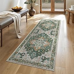 GENIMO 2x10 Runner Rugs for Hallway, Machine