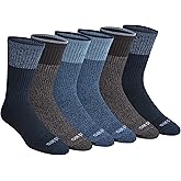 Dickies Men's Dri-Tech Essential Moisture Control Crew Socks, Available in M-XXL (6, 12 Pairs)