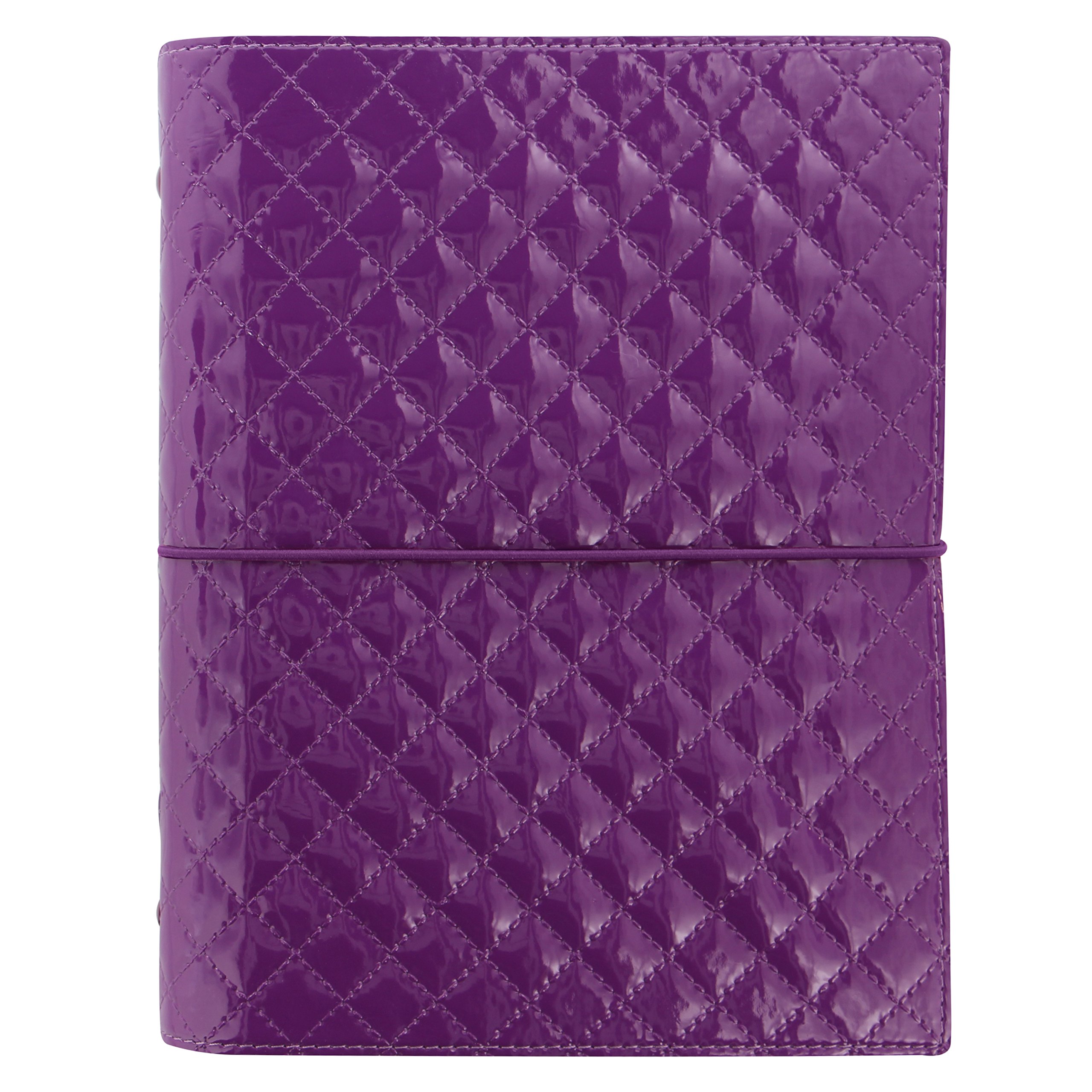 Filofax A5 Domino Luxe purple organiser