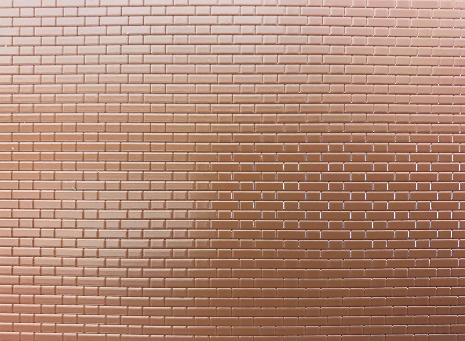 Slater's Plastikard 0410 7mm 'O' Gauge Flemish Bond Red Brick Plastic Styrene Sheet