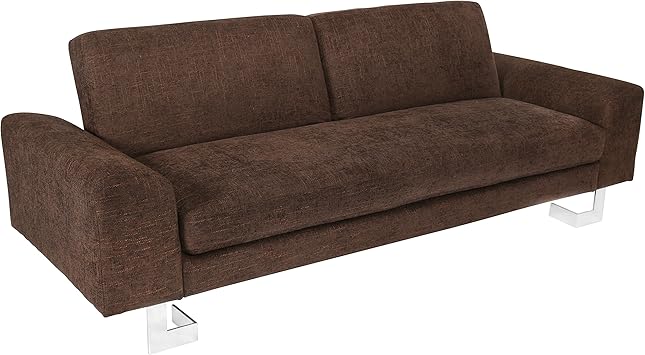 Amazon Com Lumisource Drake Sofa Brown Kitchen Dining