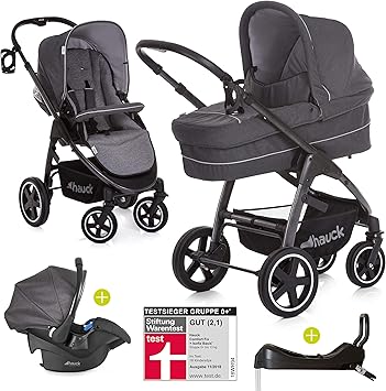 poussette 3 en 1 base isofix