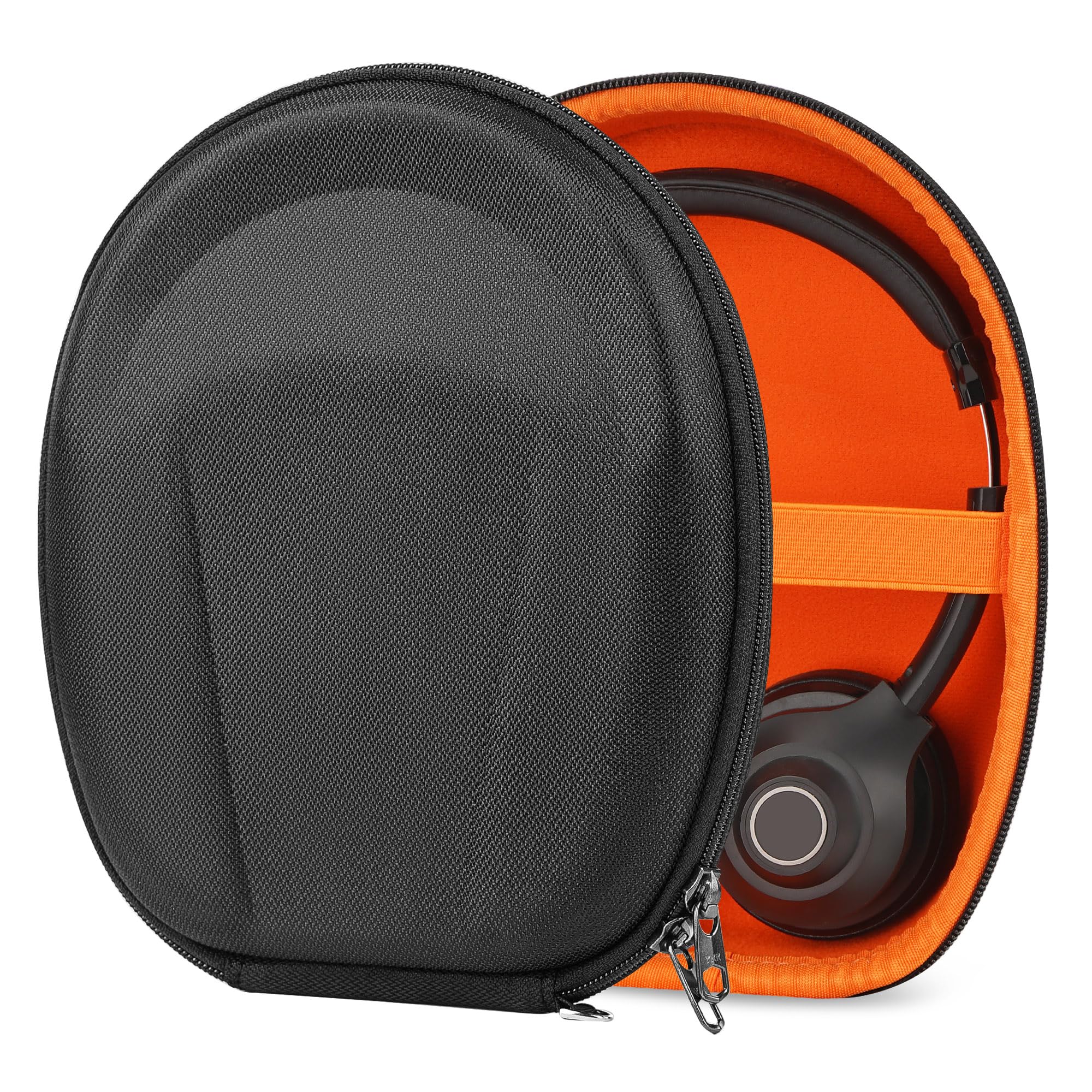 Geekria Shield Headphones Case Compatible with Bose QC Ultra II, QC Ultra/45/35 Gaming/35II, Replacement Protective Hard Shell Travel Carrying Bag with Cable Storage (Black)