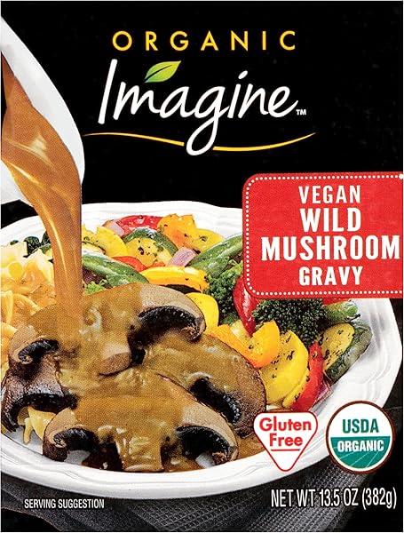 IMAGINE ORGANIC VEGAN WILD MUSHROOM GRAVY 13.5 OZ