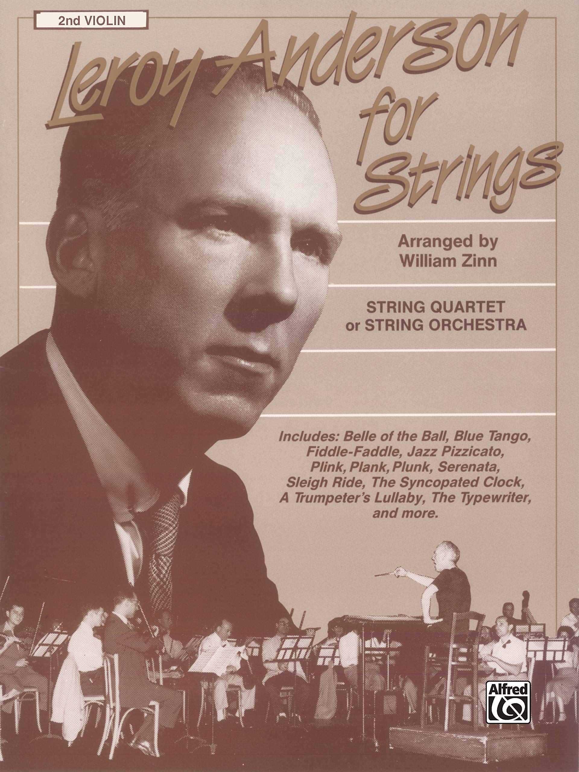Leroy Anderson For Strings: String Quartet Or String Orchestra, 2Nd Violin (9780769265803)