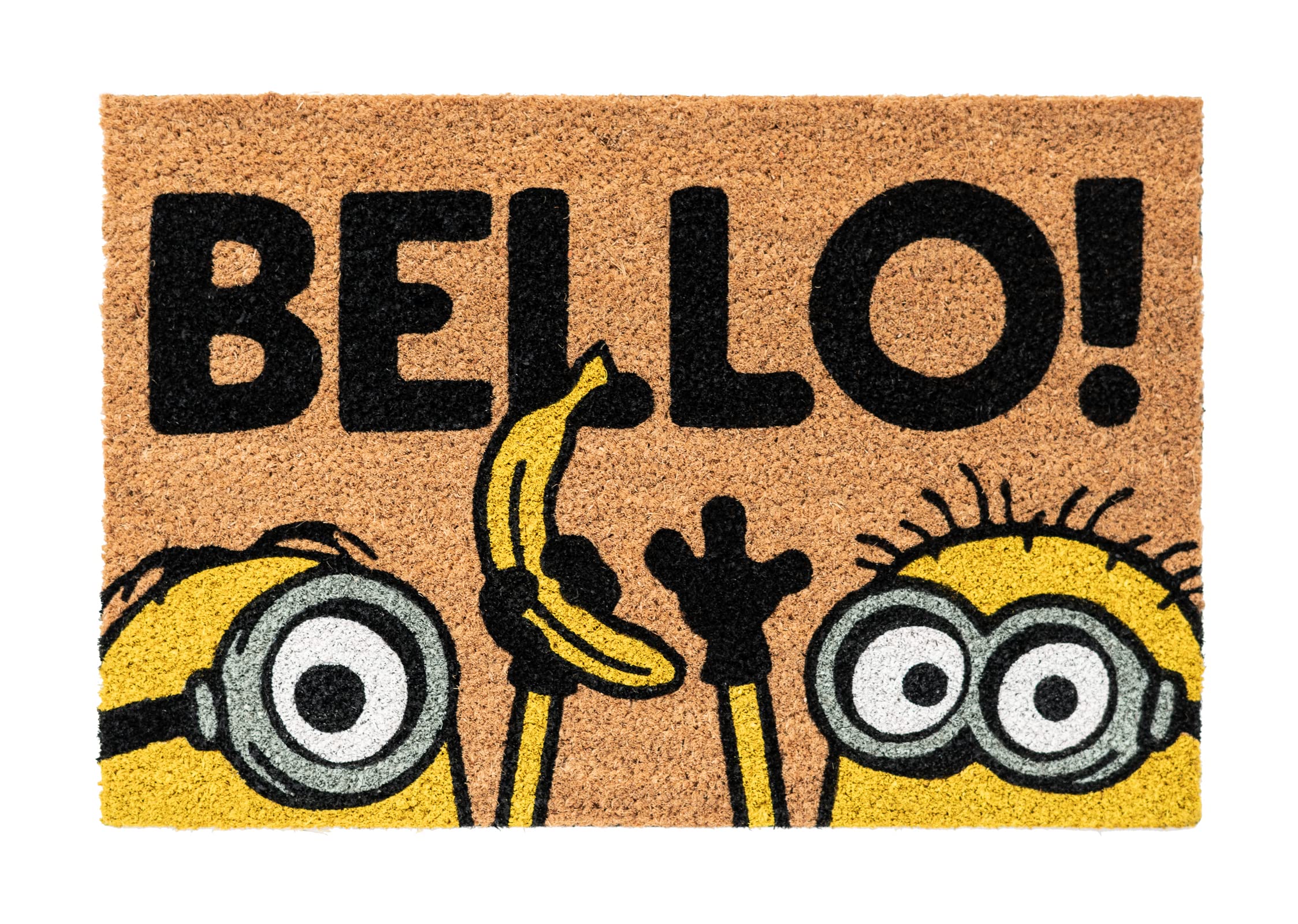Grupo Erik Door Mat - Minion Gifts | 15.7 x 23.6 inches - 40 x 60 cm Coco Coir, Coconut Coir, Indoor & Outdoor Door Mat | Minions Gifts For Adults