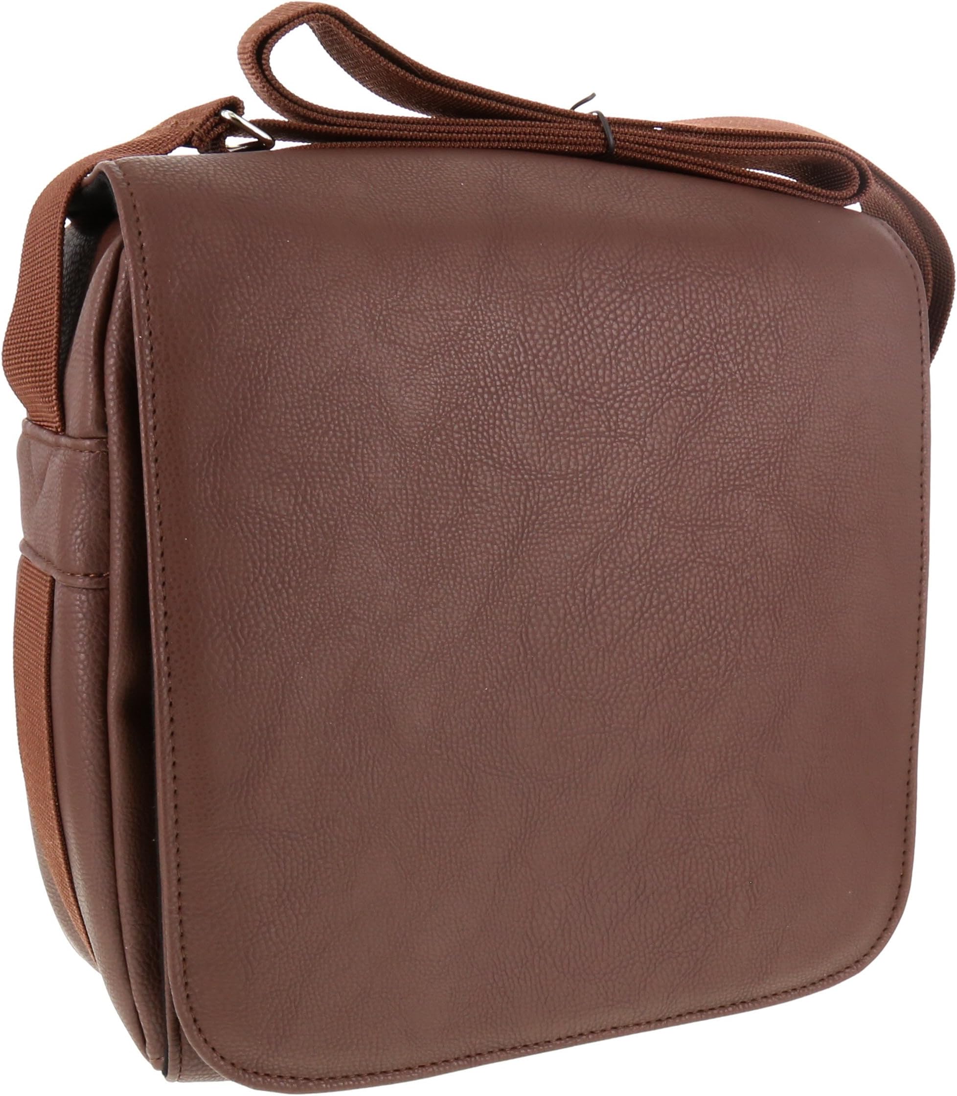 Aroma Oil Tools Leather Style Essential Oils Carrying Case-70 Compartments (Brown Case w/Black Interior)