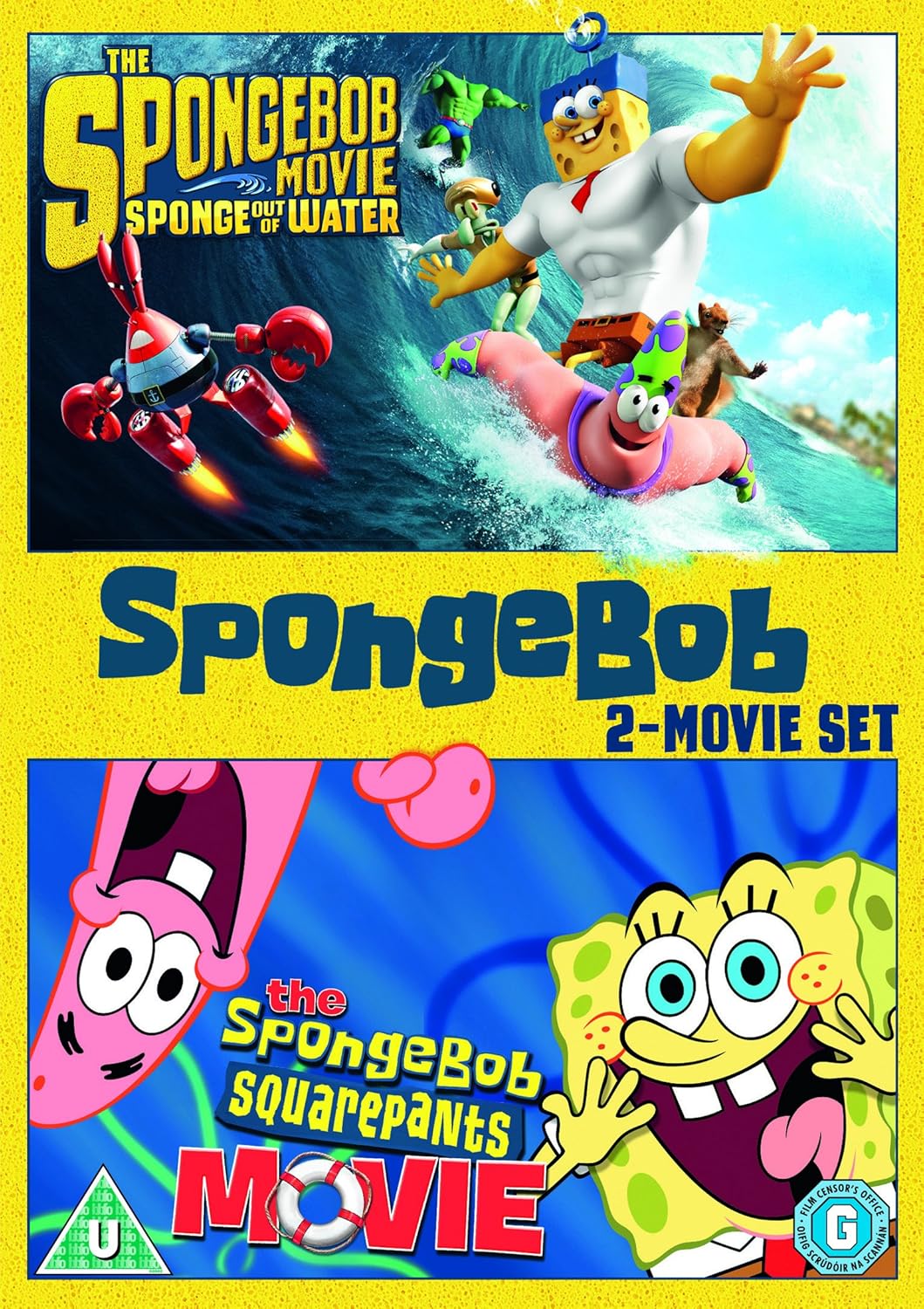 Spongebob Squarepants 2 Movie Collection Dvd 16 Amazon Co Uk Tom Kenny Bill Faggerbakke Clancy Brown Roger Bumpass The Spongebob Movie Sponge Out Of Water Paul Tibbitt Mike Mitchell The Spongebob Squarepants Movie Stephen Hillenburg