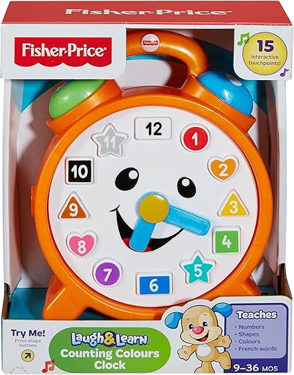 fisher price clock laugh and learn