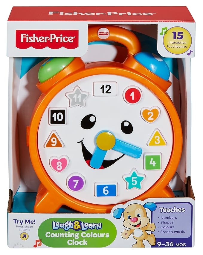 FisherPrice CDK06"Laugh and Learn" Counting Colours Clock Amazon.co