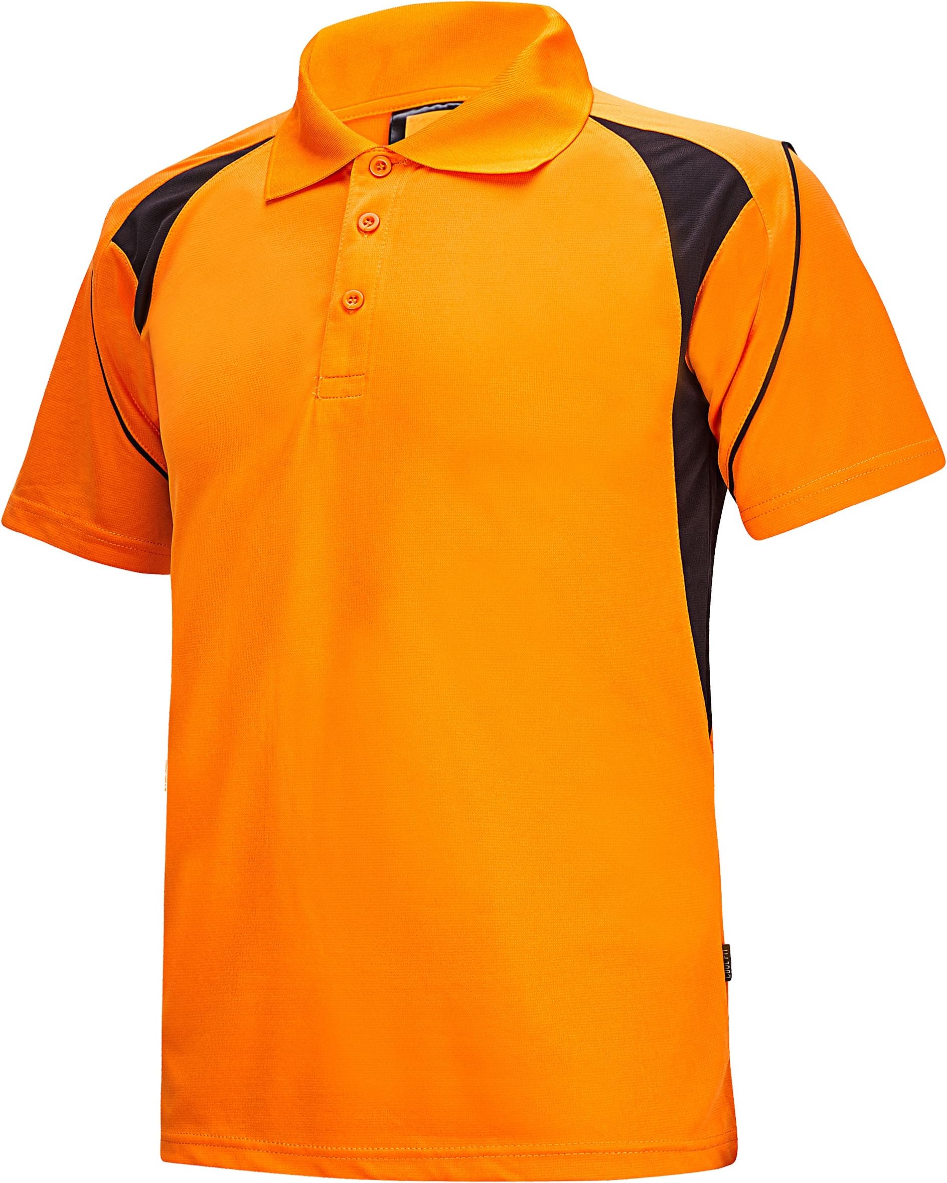 GEEK LIGHTING Mens Golf Polo Shirts Quick-Dry Moisture-Wicking Athletic Short Sleeve