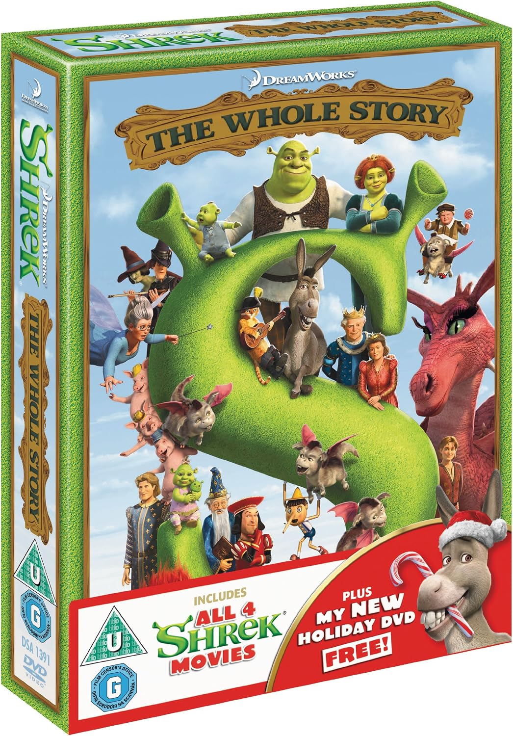 Shrek 1 4 Box Set DVD Amazon co uk Mike Myers Eddie Murphy 