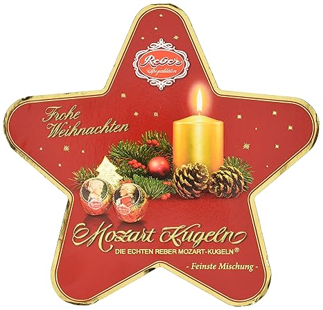 Reber Weihnachtsstern Mozart Kugel Mischung 1er Pack 1 X 240 G Amazon De Lebensmittel Getranke