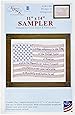 Jack Dempsey Sampler Ricamato Bianco Con Timbro – 27,9x14 Cm, Confezione Da 4, Made In USA - 6