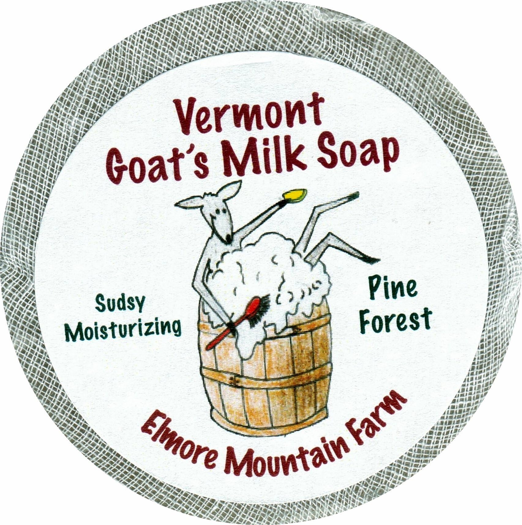 Elmore Mountain Farm, Soap Bar Goat Milk Pine Forest, 3.5 Ounce