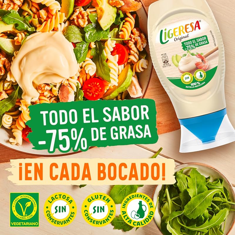 Molho Boca Abaixo 60% menos gordura Original Adequado para vegetarianos 250 ml