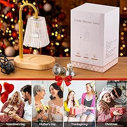 JEKEMORYE Candle Warmer Lamp Clear