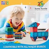 Sunny Auntie Magnetic Tiles 56 PCS Educational Building Set view 6
