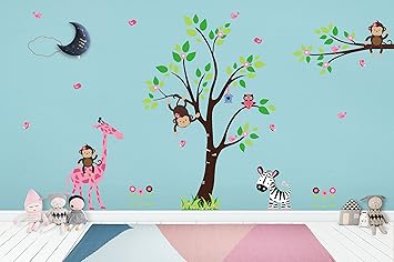 Amazon Com Kids Playroom Wall Stickers Better Than Vinyl Decals