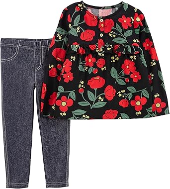 baby girl black jeggings