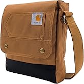 Carhartt Crossbody Snap Bag, Durable, Adjustable Crossbody Bag with Flap Over Snap Closure