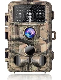 Campark Trail Game Camera 14MP 1080P Waterproof Hunting Scouting Cam for Wildlife Monitoring with 120&deg;Detecting Range Motion Activated Night Vision 2.4" LCD IR LEDs