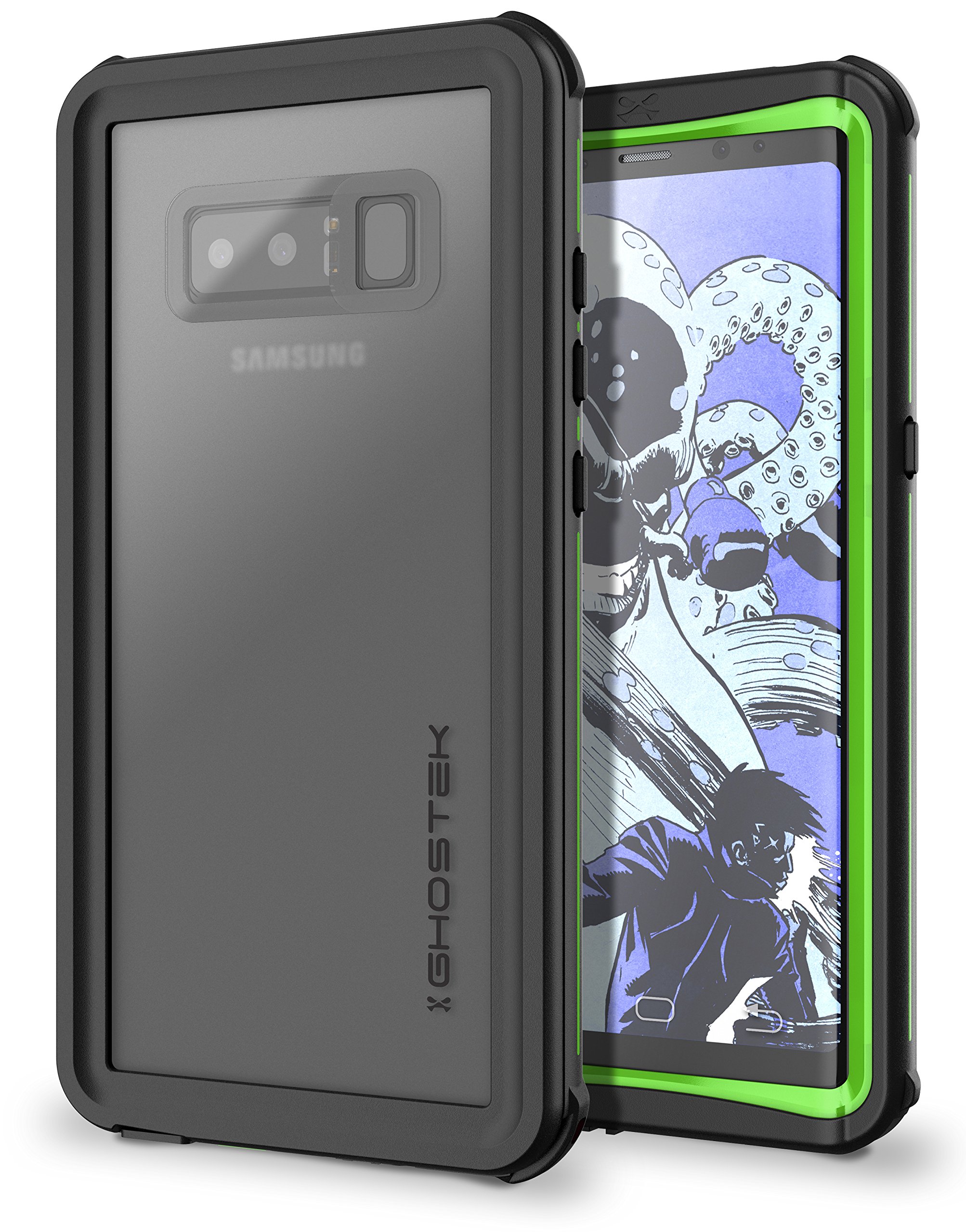 Ghostek Nautical Galaxy Note Waterproof Case with Screen Protector Slim  Extreme Heavy Duty Protection Tough Shockproof Full Body Underwater