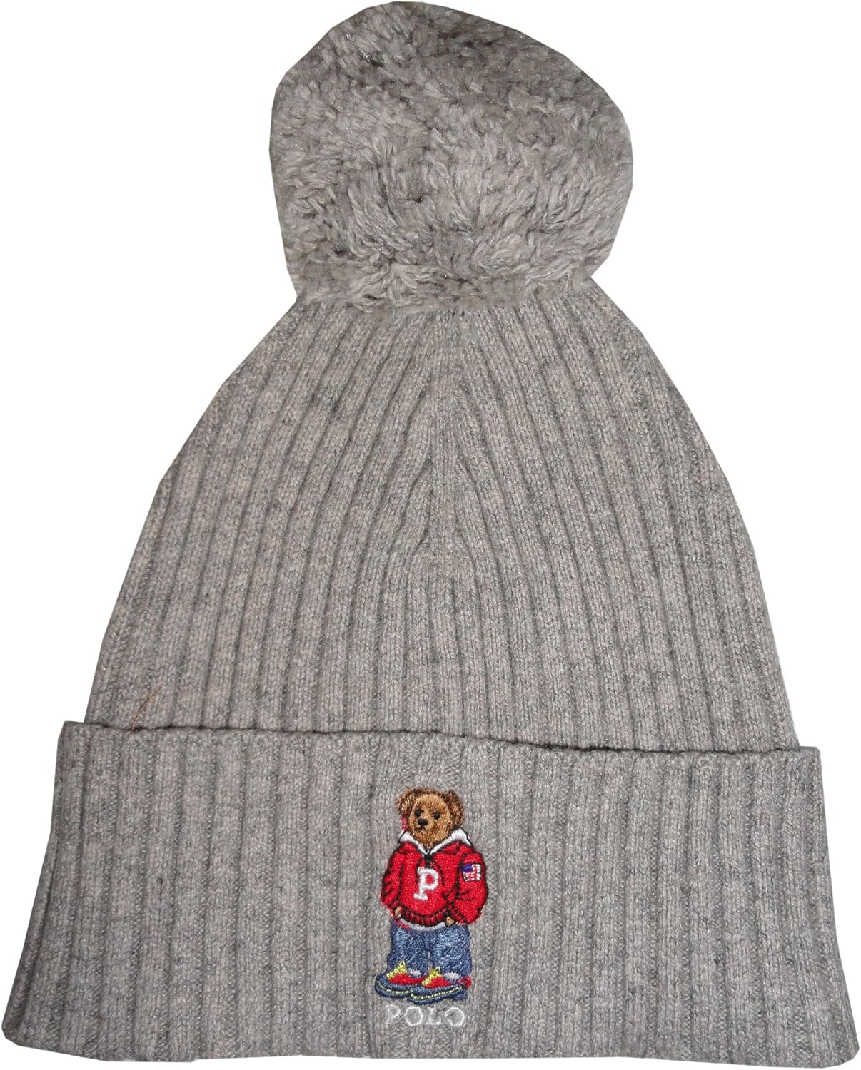 polo bear pom pom hat