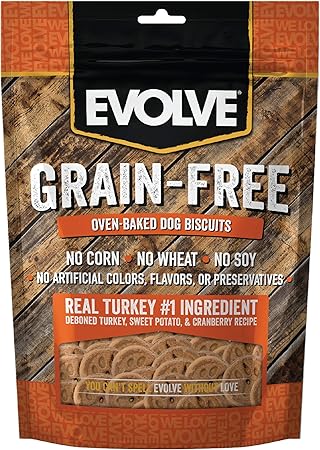 evolve grain free dog treats