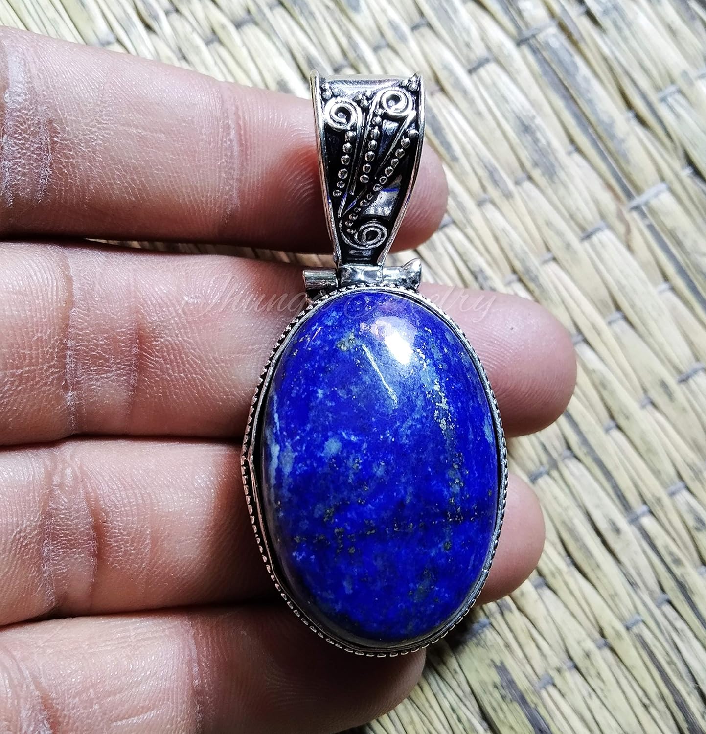 Lapis Lazuli Pendant, Healing Crystal, Natural Lapis