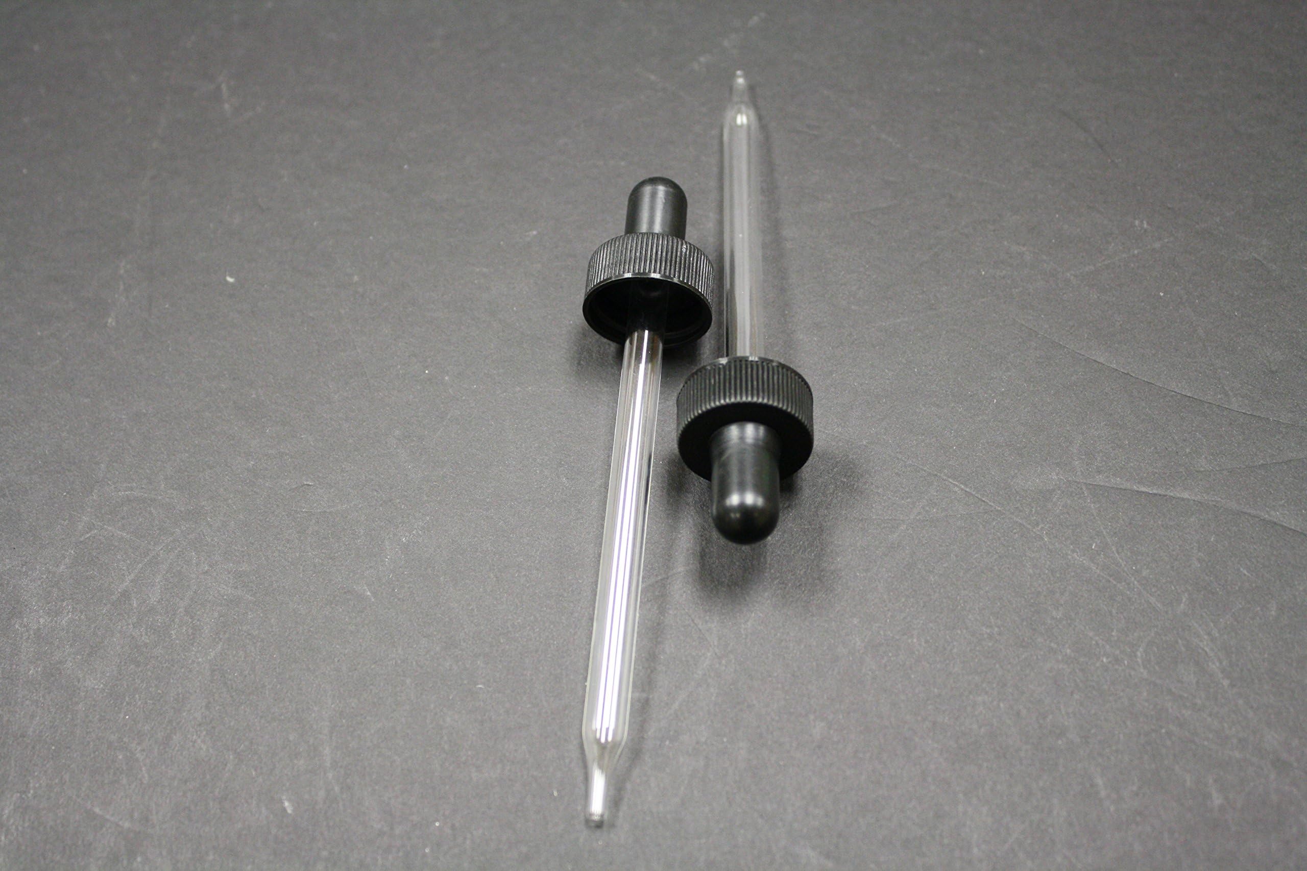 Plasticoid - CPD020A - 20/400 Black Dropper Cap, for 1 oz Glass Boston Round Bottle, 96 per package