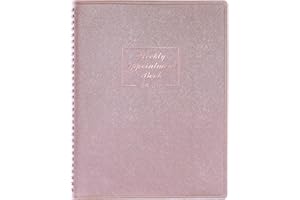 MAAIBOK 2024-2025 Weekly Appointment Book - JUL 2024 - JUN 2025, Daily Hourly Planner 2024-2025, 8.4" x 10.6", 15-Minute Interval, Flexible Soft Cover