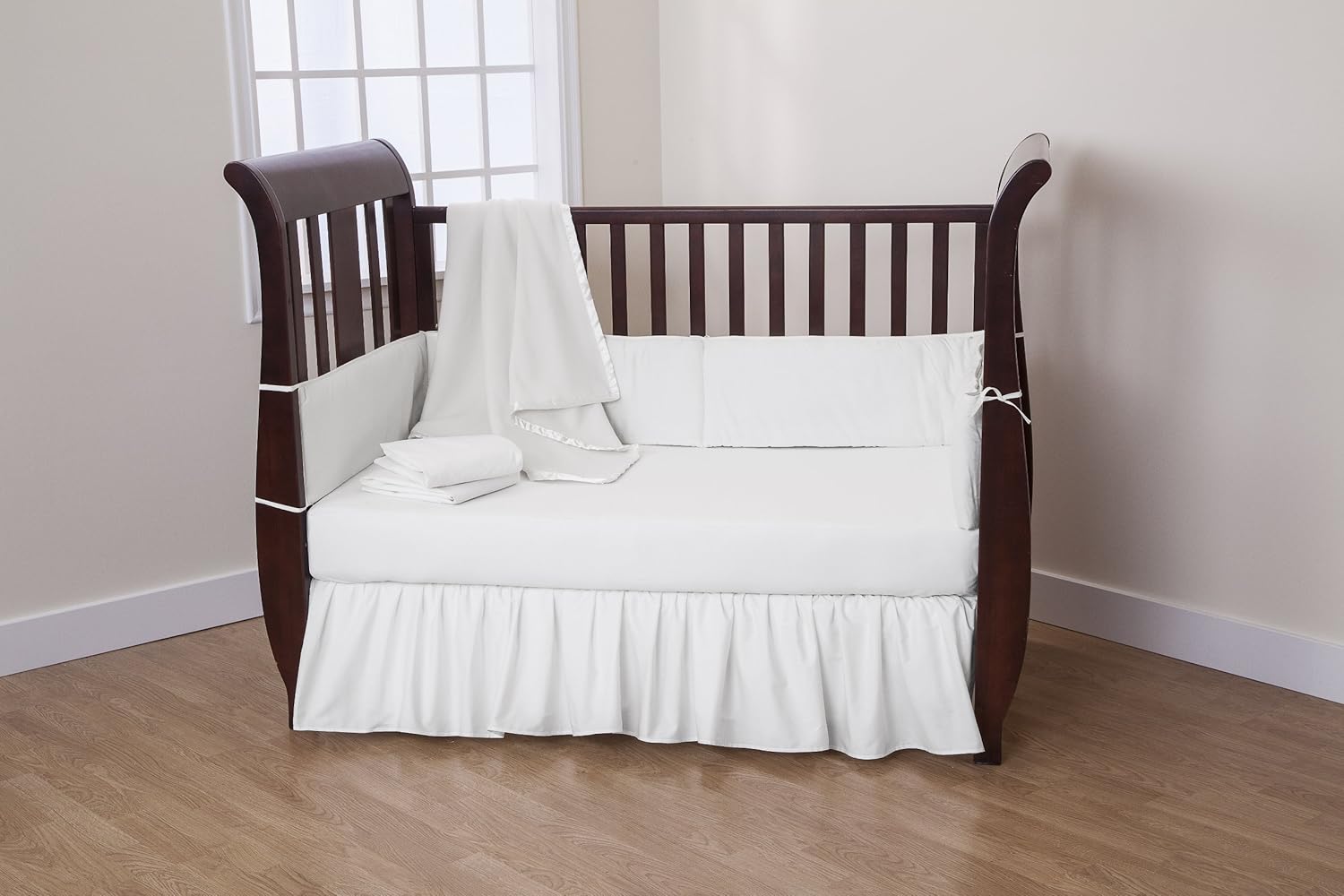 American Baby Company 100 Cotton Percale Fitted Crib Sheet for