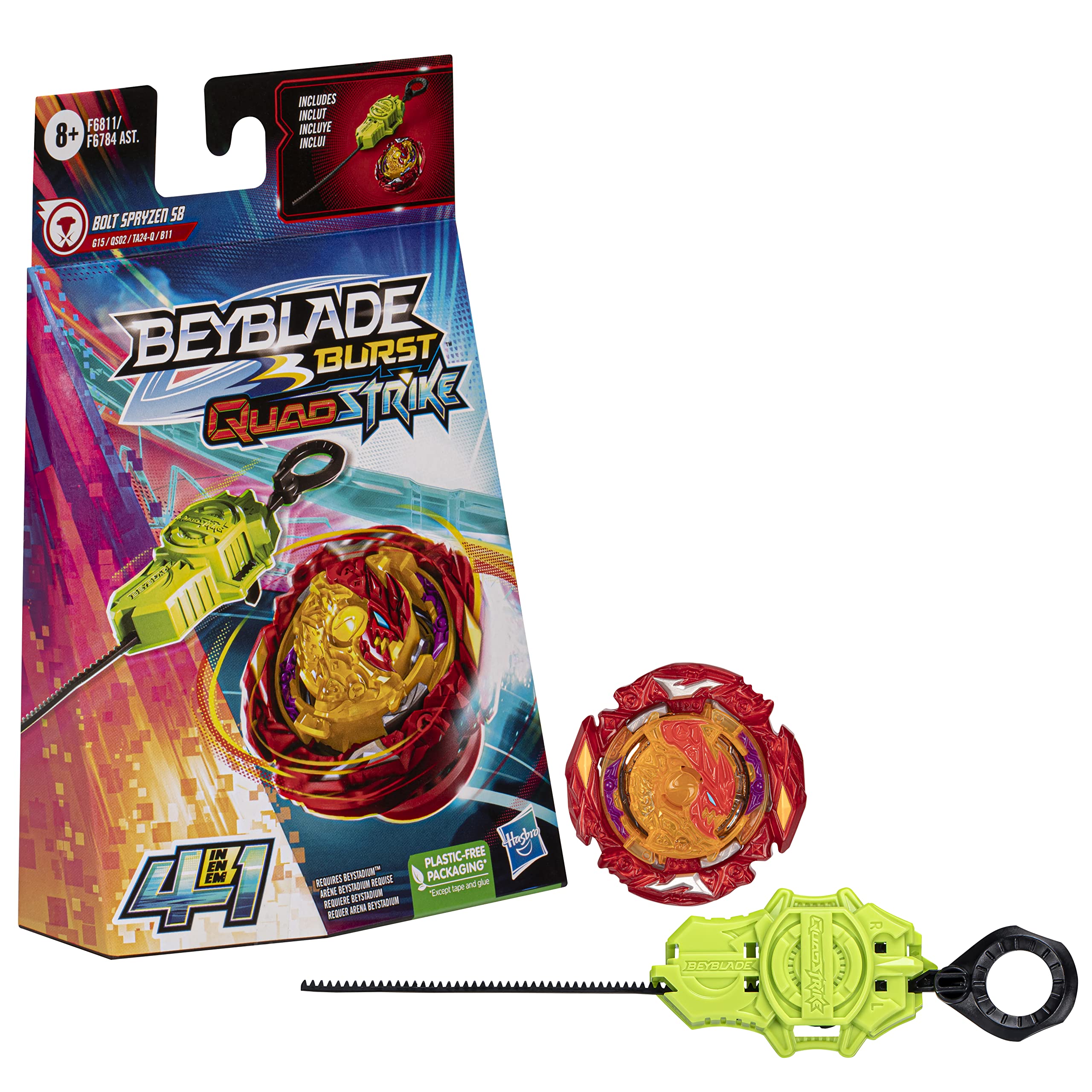 Spryzen Mua BEYBLADE Burst QuadStrike Bolt Spryzen S8 Spinning Top Starter Pack ...