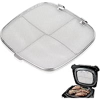 Stainless Steel Splatter Shield for Ninja Foodi AG301, Air Fryer Accessories Replacement Parts for Ninja Foodi 5-in-1 Indoor 