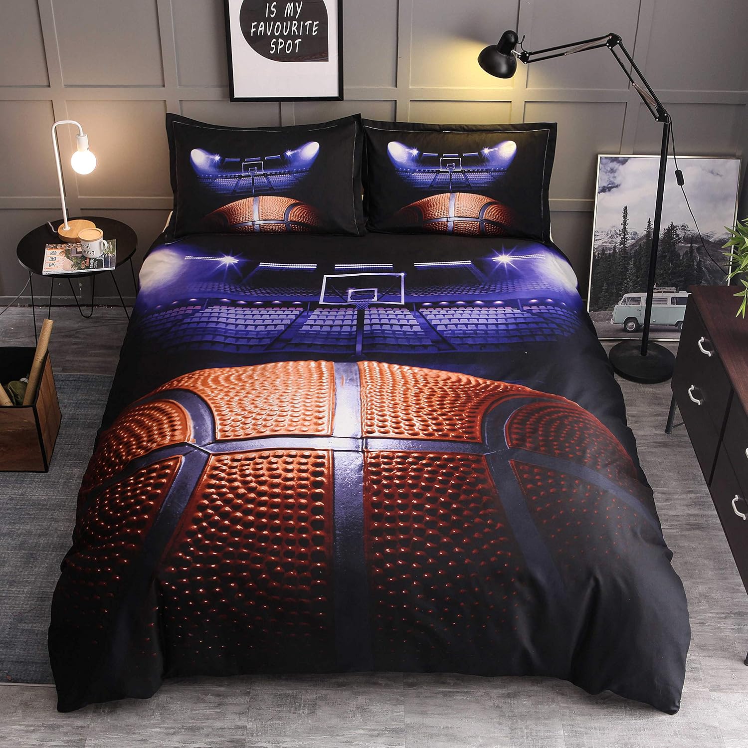 XCGS King Size Bed Sets with Comforter and Sheets Cotton