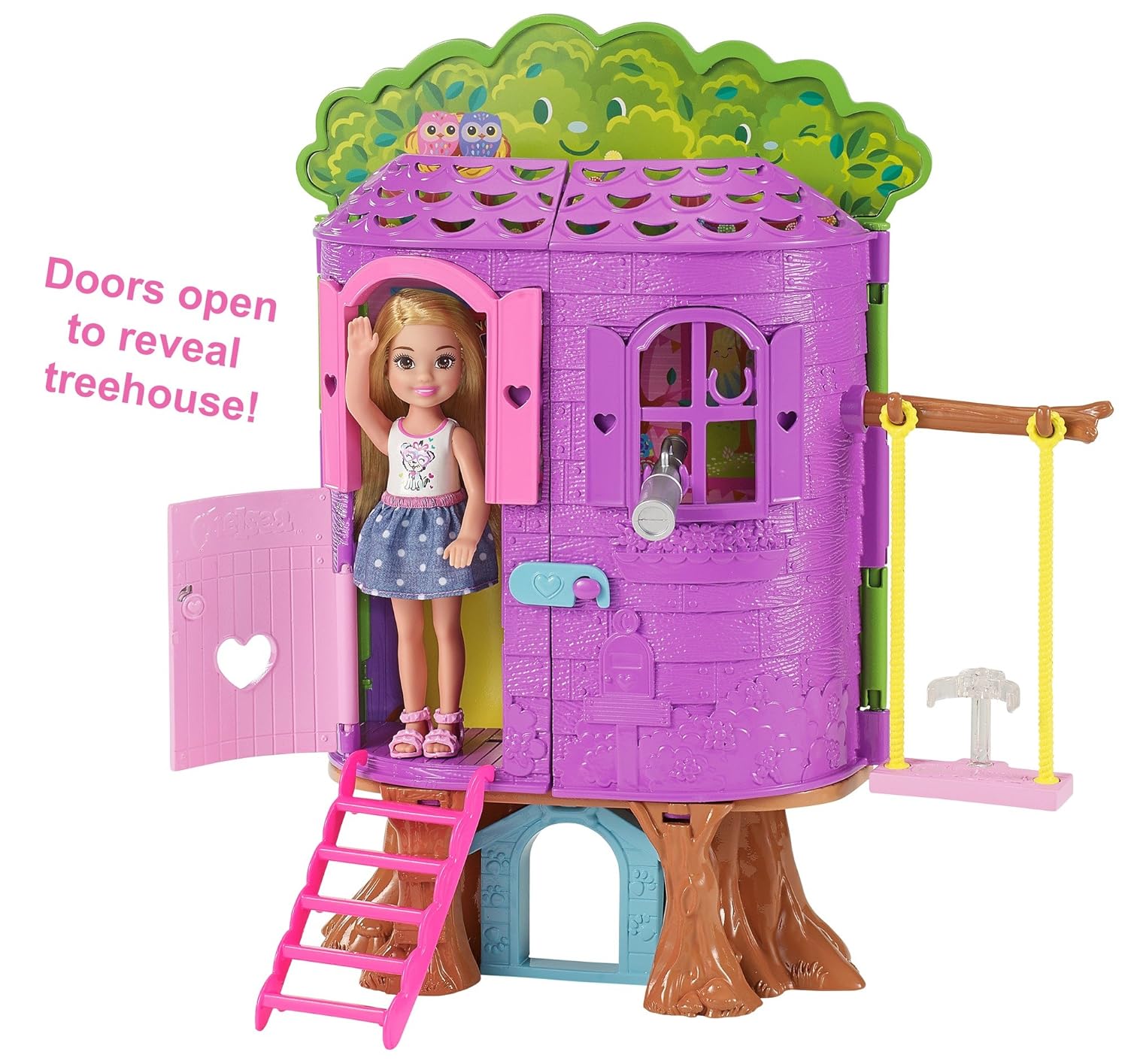 Barbie Chelsea, casa de muñecas Casita del Árbol, juguete +3 años /(Mattel FPF83/) Regalos de vacaciones