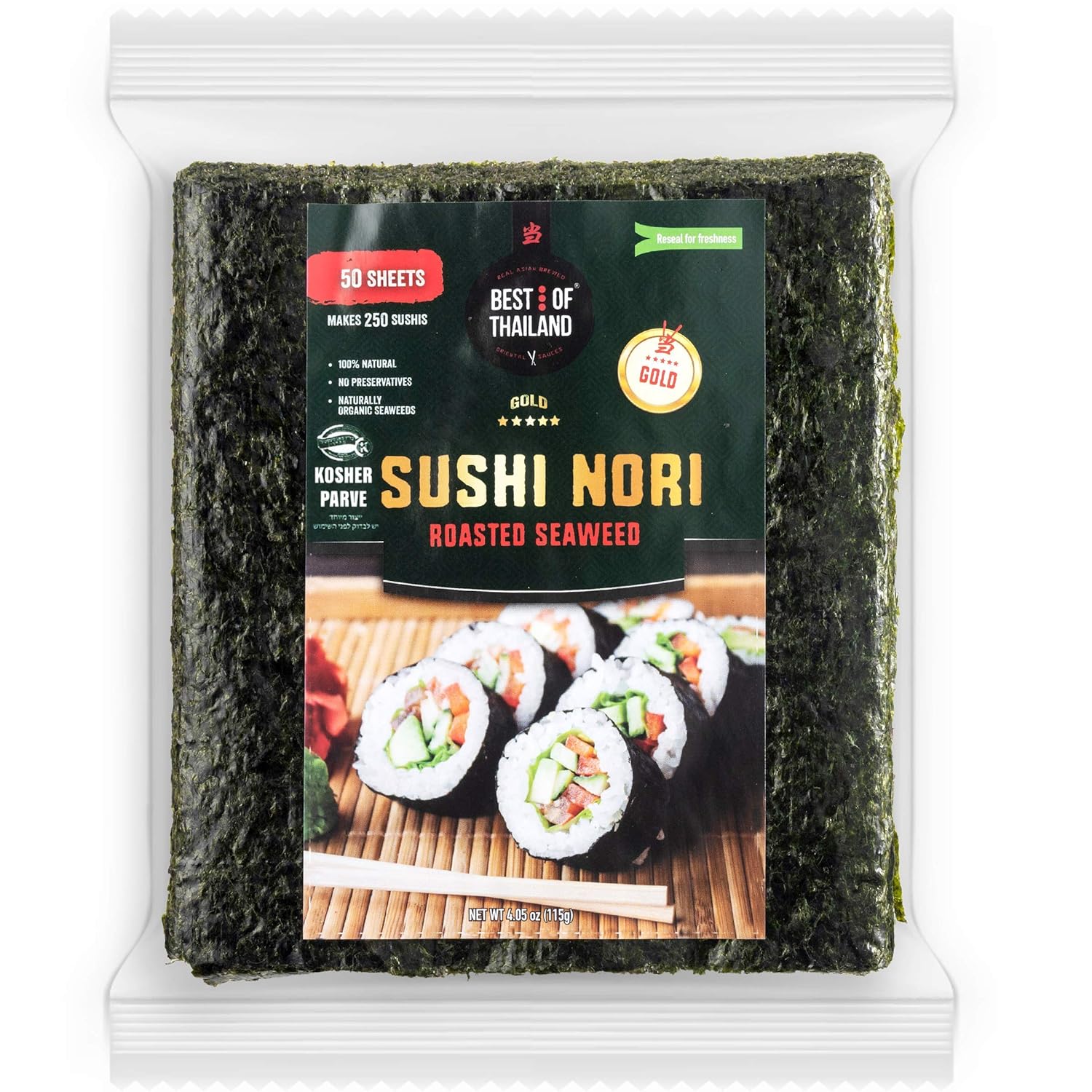 Best of Thailand Organic Sushi Nori 