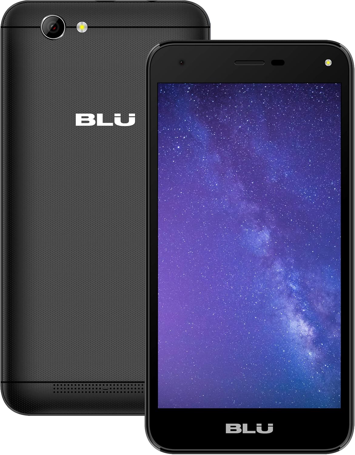 BLU Advance S5 HD – Unlocked Single Sim Smartphone, 16GB+1GB RAM -Black