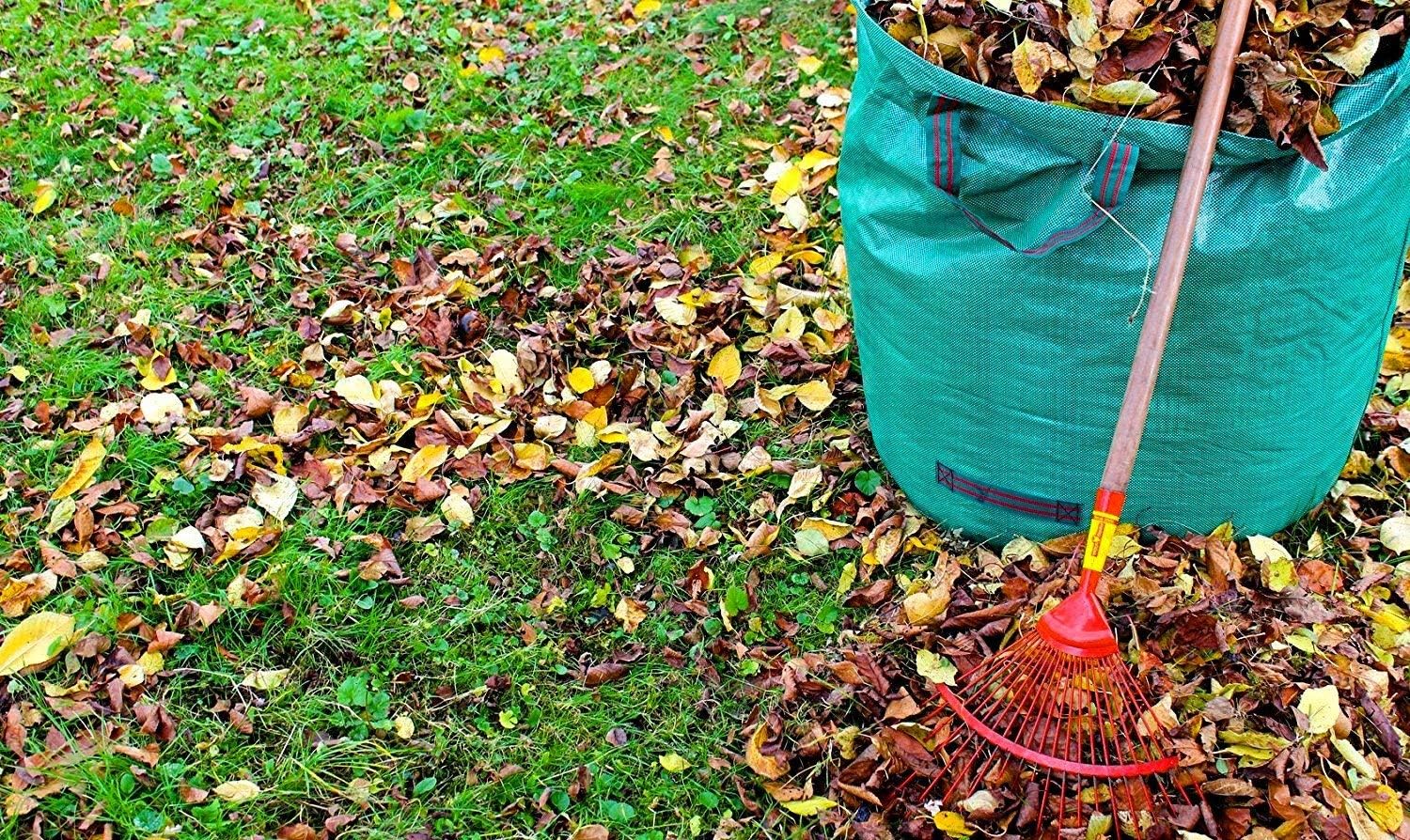 Glorytec Saco de jardín – 300 litros de Capacidad – 3 Unidades en ...