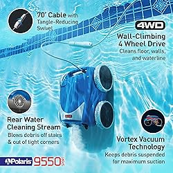 Polaris 9550 Sport Robotic Pool Cleaner, Automatic