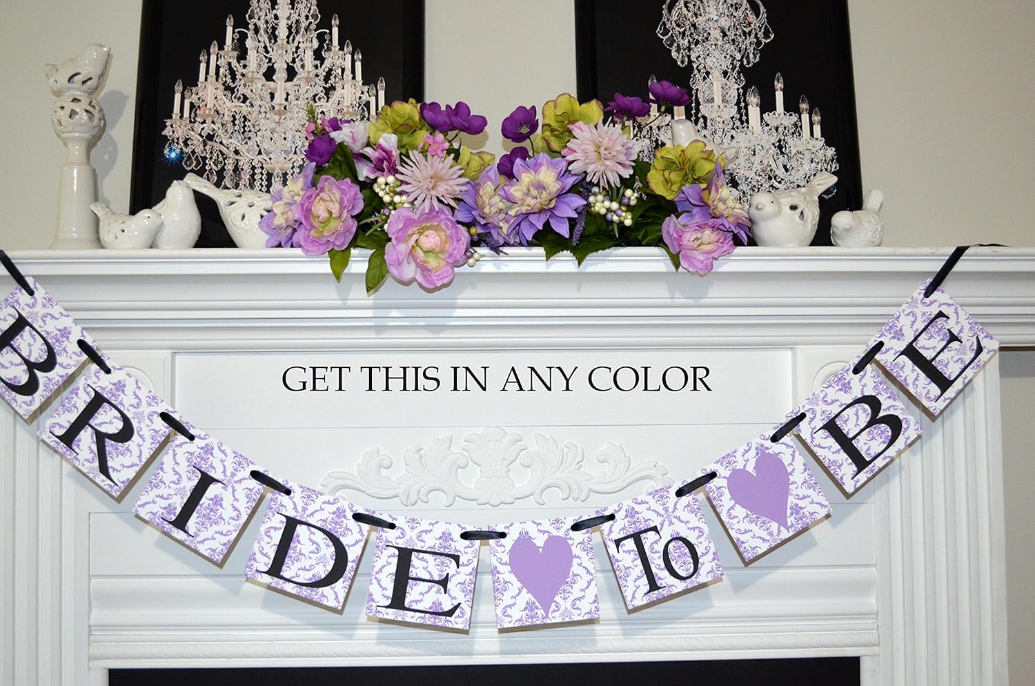 Bride to be banner, bridal shower decor, bachelorette