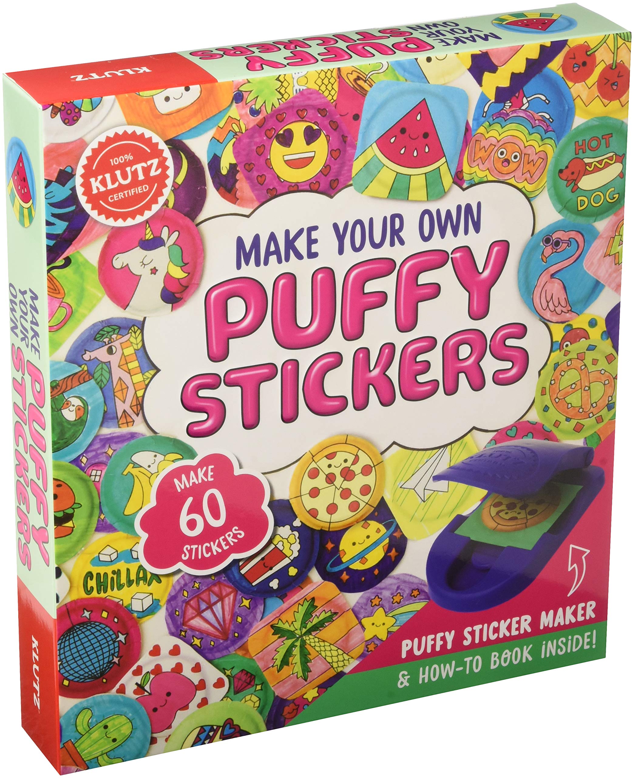 Photo 1 of Klutz Make Your Own Puffy Stickers, Multicolor