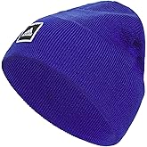 Adidas Men's Wide Cuff Beanie – Tall Fit Slouchy Cuffed Knit Winter Hat