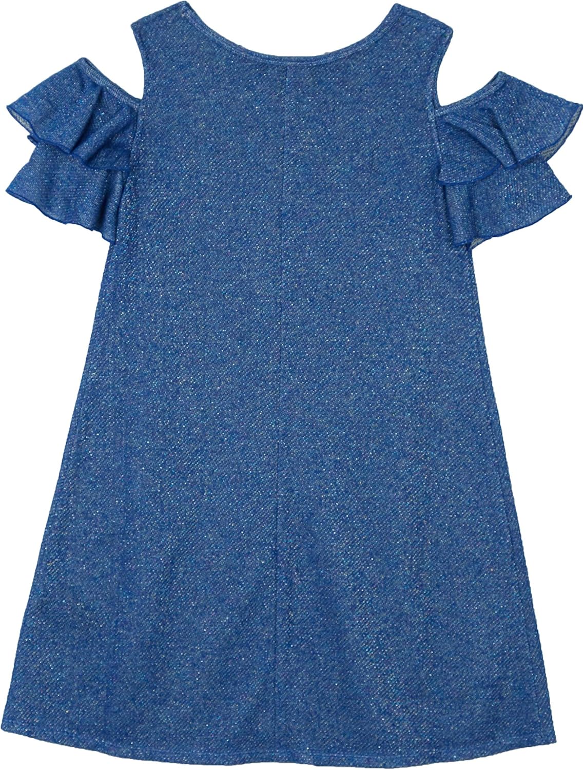 cobalt blue cold shoulder dress