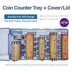 Byteen8 Coin Counter Coin Sorter｜2Packs Mini Coin