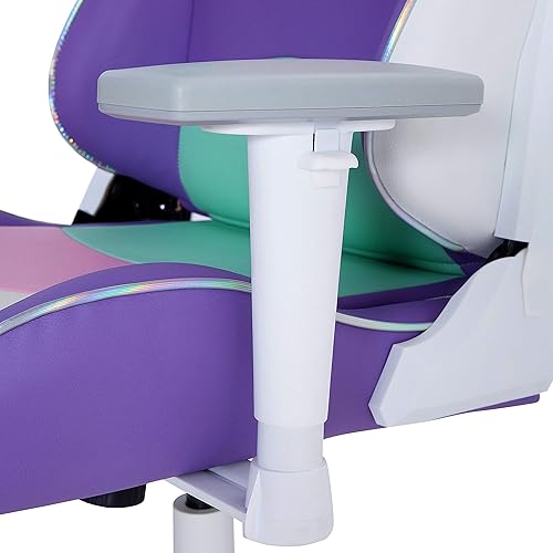 Techni Sport Gaming Chair Kawaii Pastel Pink Purple Green Ergonomic  Office Computer Chair with Memory Foam